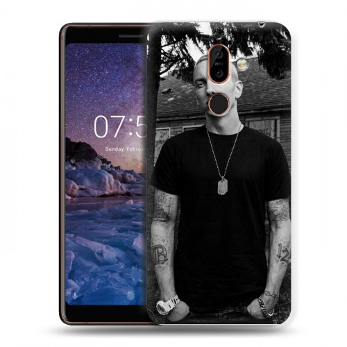 Дизайнерский пластиковый чехол для Nokia 7 Plus Eminem