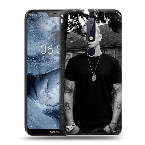 Дизайнерский пластиковый чехол для Nokia 6.1 Plus Eminem