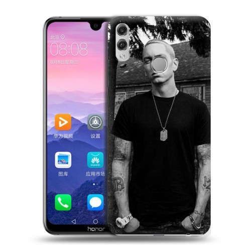 Дизайнерский пластиковый чехол для Huawei Honor 8X Max Eminem