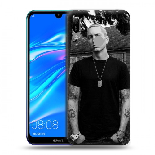 Дизайнерский пластиковый чехол для Huawei Y6 (2019) Eminem