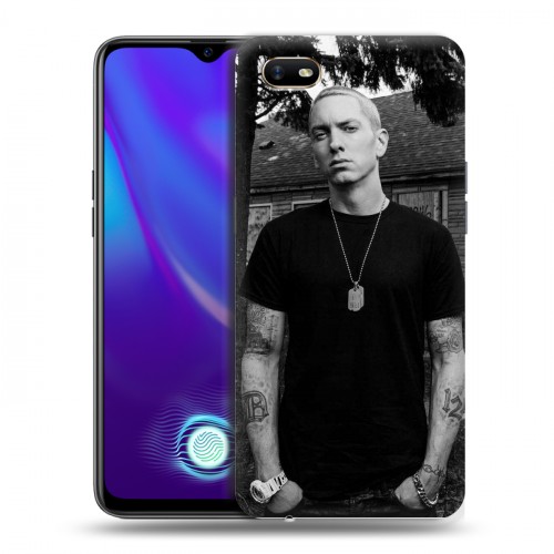 Дизайнерский силиконовый с усиленными углами чехол для OPPO A1k Eminem