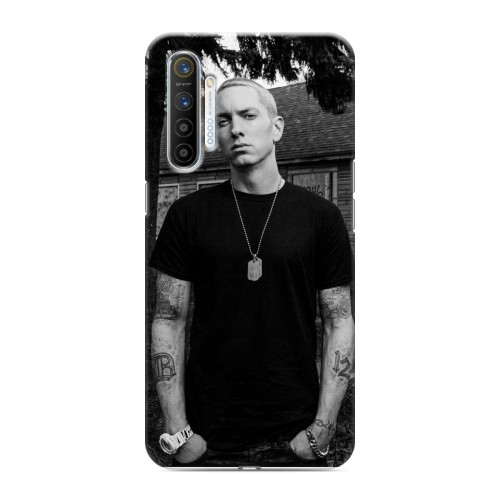 Дизайнерский силиконовый с усиленными углами чехол для Realme XT Eminem