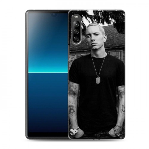 Дизайнерский силиконовый с усиленными углами чехол для Sony Xperia L4 Eminem