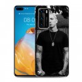 Дизайнерский силиконовый с усиленными углами чехол для Huawei P40 Eminem