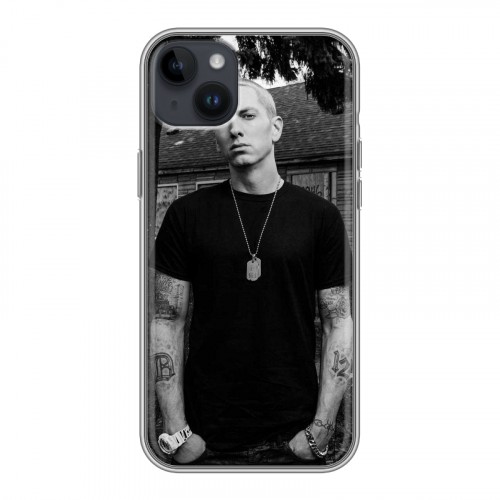 Дизайнерский пластиковый чехол для Iphone 14 Plus Eminem