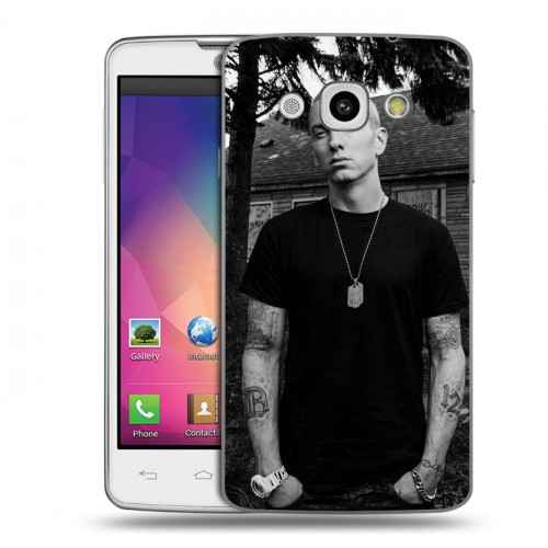 Дизайнерский пластиковый чехол для LG L60 Eminem