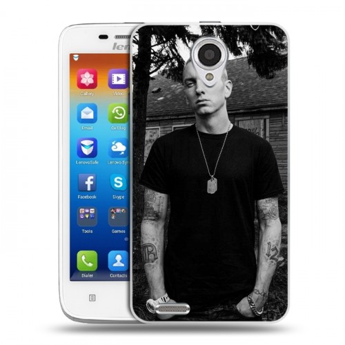 Дизайнерский пластиковый чехол для Lenovo S650 Ideaphone Eminem