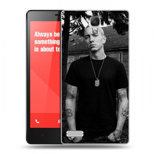 Дизайнерский силиконовый чехол для Xiaomi RedMi Note Eminem