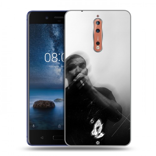 Дизайнерский пластиковый чехол для Nokia 8 drake