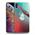 Дизайнерский силиконовый чехол для Iphone Xs Max drake