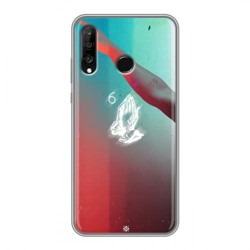 Дизайнерский силиконовый с усиленными углами чехол для Huawei P30 Lite drake