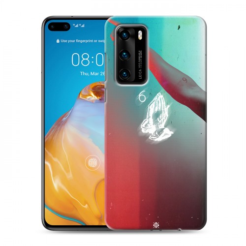 Дизайнерский силиконовый с усиленными углами чехол для Huawei P40 drake