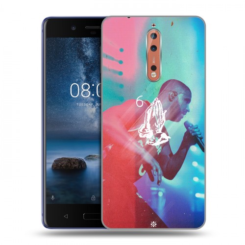 Дизайнерский пластиковый чехол для Nokia 8 drake