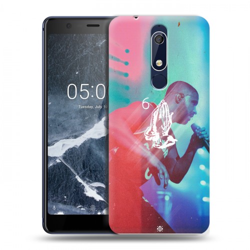 Дизайнерский пластиковый чехол для Nokia 5.1 drake