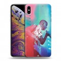 Дизайнерский силиконовый чехол для Iphone Xs Max drake