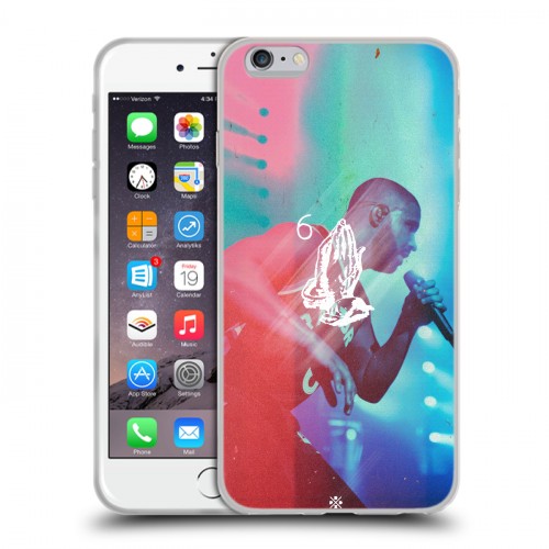 Дизайнерский силиконовый чехол для Iphone 6 Plus/6s Plus drake