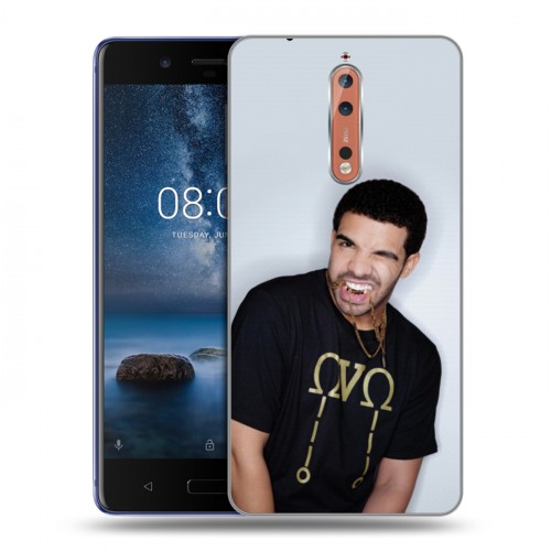 Дизайнерский пластиковый чехол для Nokia 8 drake