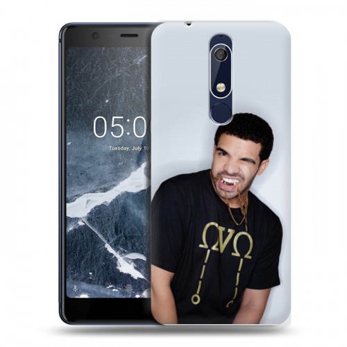 Дизайнерский пластиковый чехол для Nokia 5.1 drake