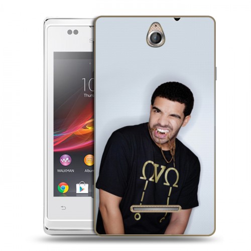 Дизайнерский пластиковый чехол для Sony Xperia E drake