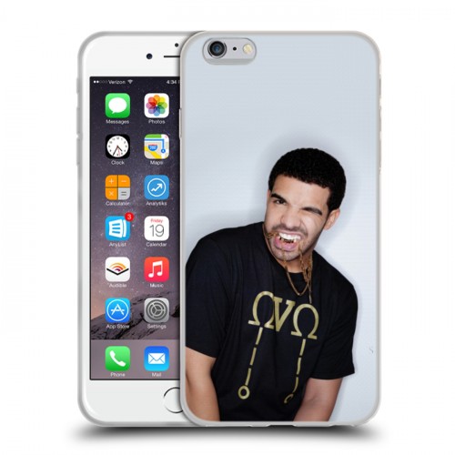 Дизайнерский силиконовый чехол для Iphone 6 Plus/6s Plus drake