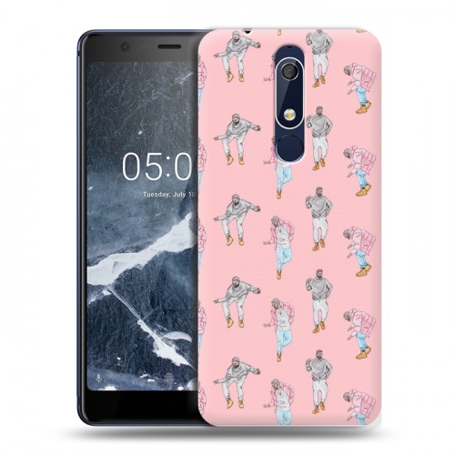 Дизайнерский пластиковый чехол для Nokia 5.1 drake