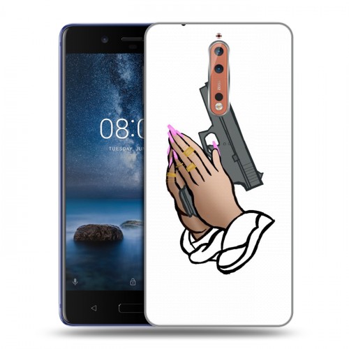 Дизайнерский пластиковый чехол для Nokia 8 drake