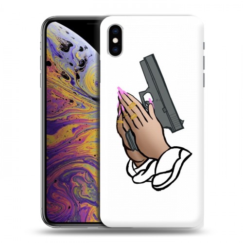 Дизайнерский силиконовый чехол для Iphone Xs Max drake