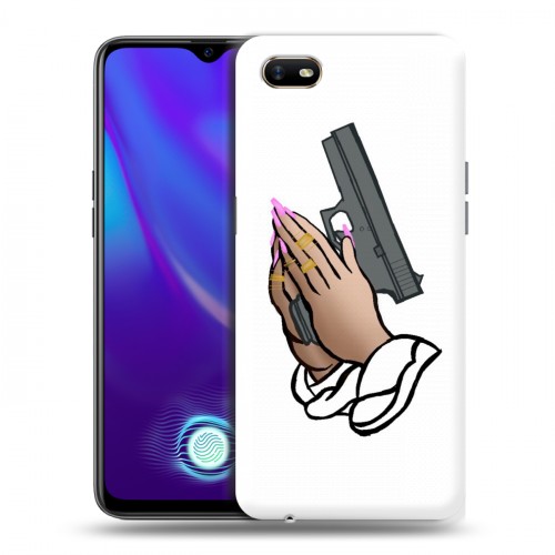 Дизайнерский силиконовый с усиленными углами чехол для OPPO A1k drake