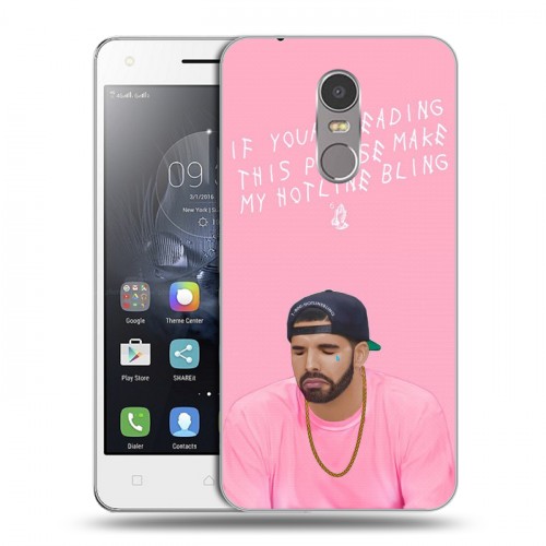 Дизайнерский пластиковый чехол для Lenovo K6 Note drake