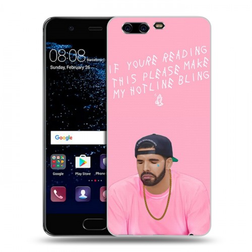 Дизайнерский пластиковый чехол для Huawei P10 drake