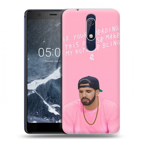 Дизайнерский пластиковый чехол для Nokia 5.1 drake