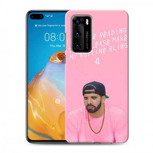 Дизайнерский пластиковый чехол для Huawei P40 drake