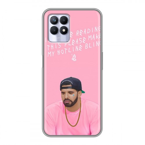 Дизайнерский силиконовый чехол для Realme 8i drake