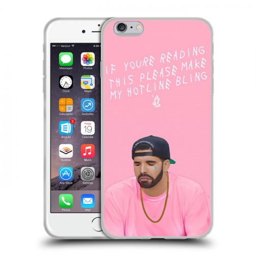 Дизайнерский силиконовый чехол для Iphone 6 Plus/6s Plus drake