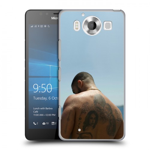 Дизайнерский пластиковый чехол для Microsoft Lumia 950 drake