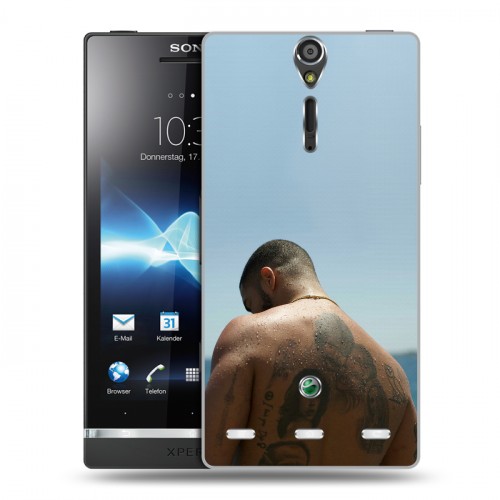 Дизайнерский пластиковый чехол для Sony Xperia S drake