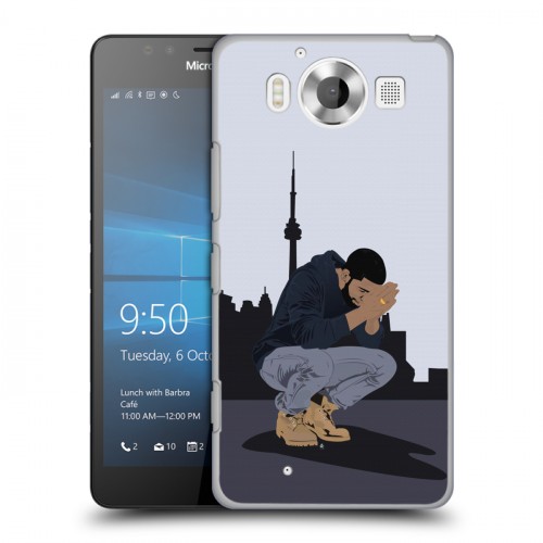 Дизайнерский пластиковый чехол для Microsoft Lumia 950 drake