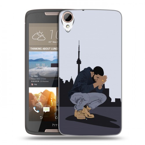 Дизайнерский пластиковый чехол для HTC Desire 828 drake