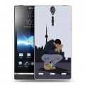 Дизайнерский пластиковый чехол для Sony Xperia S drake