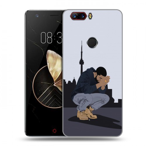 Дизайнерский пластиковый чехол для ZTE Nubia Z17 drake