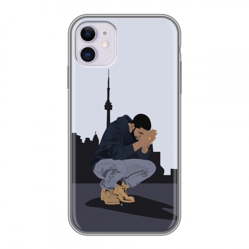 Дизайнерский силиконовый чехол для Iphone 11 drake