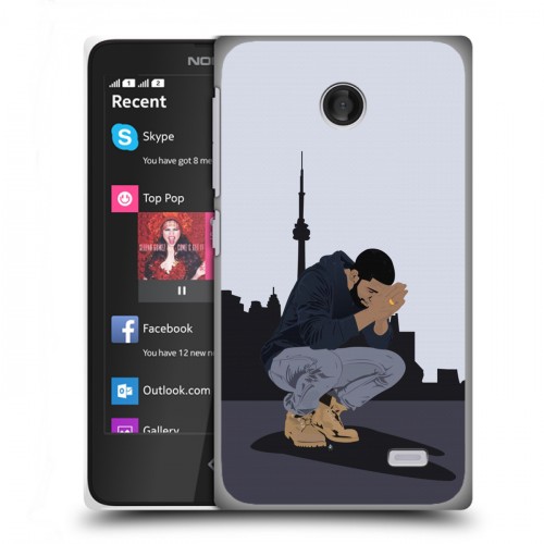 Дизайнерский пластиковый чехол для Nokia X drake