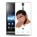 Дизайнерский пластиковый чехол для Sony Xperia S drake