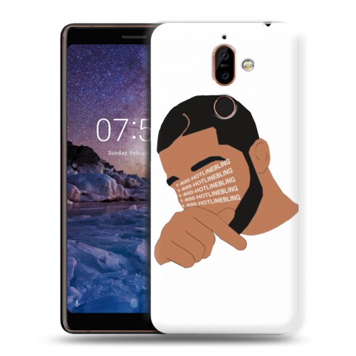 Дизайнерский пластиковый чехол для Nokia 7 Plus drake