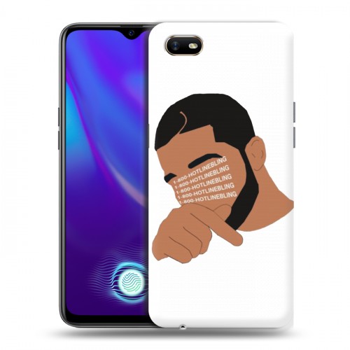 Дизайнерский силиконовый с усиленными углами чехол для OPPO A1k drake