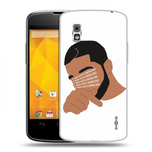 Дизайнерский пластиковый чехол для LG Google Nexus 4 drake