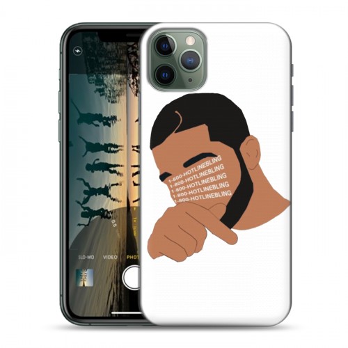 Дизайнерский пластиковый чехол для Iphone 11 Pro drake