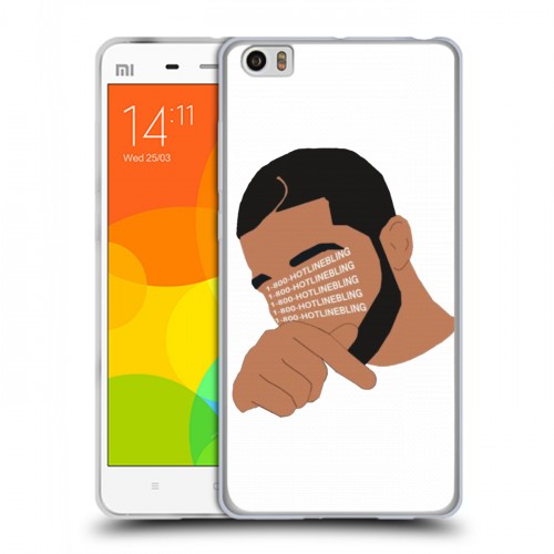 Дизайнерский пластиковый чехол для Xiaomi Mi Note drake