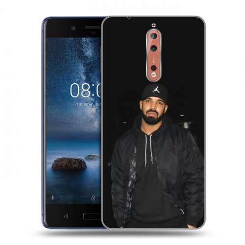 Дизайнерский пластиковый чехол для Nokia 8 drake