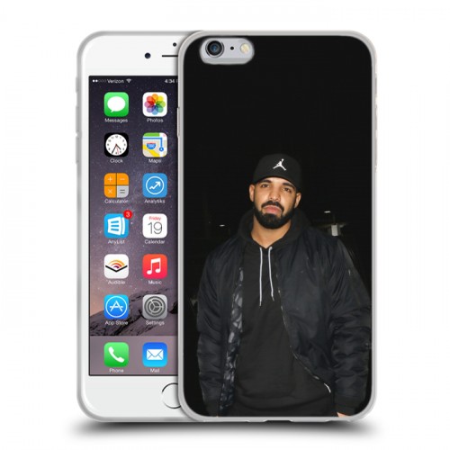 Дизайнерский силиконовый чехол для Iphone 6 Plus/6s Plus drake